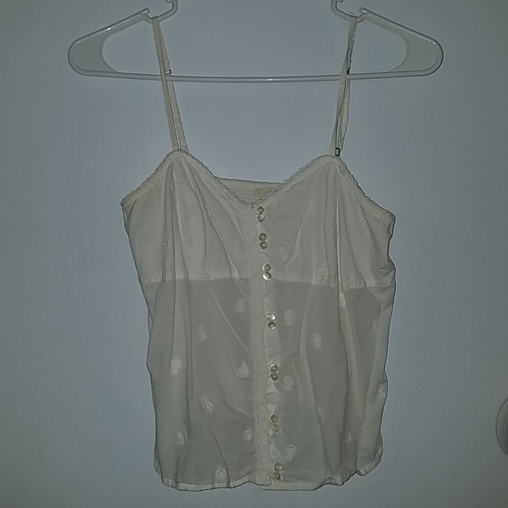 White Aerie crop top